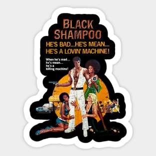 BLACK SHAMPOO 1976 Sticker